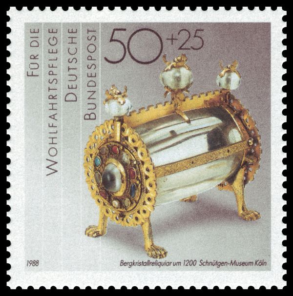 13th.century Rock Crystal Reliquary