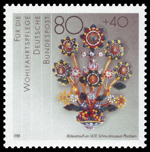 17th.century jewelled flowers