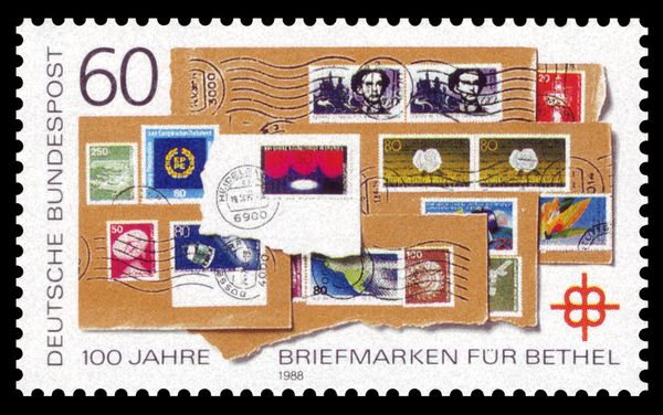 Centenary of collection of stamps for the Bethel Charity