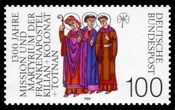 1300th Death Anniversary of Kilian, Colman and Totnan Sts.