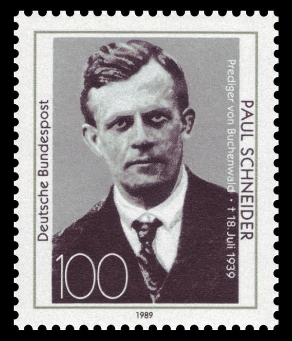 50th Death Anniversary of Rev. Paul Schneider (1897-1939)