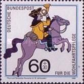 18th.Century Mounted Courier, Thurn and Taxis