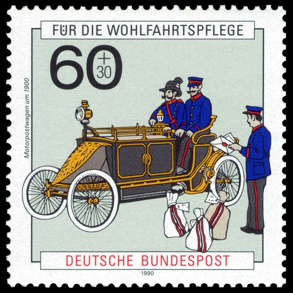 Mail Motor Wagon, 1900