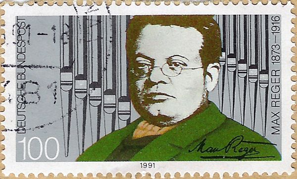 Max Reger and organ pipes
