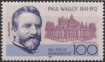 150th Birth Anniversary of Paul Wallot (1841-1912)
