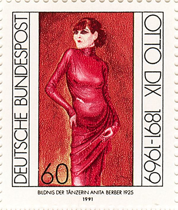 "Portrait of the dancer Anita Berber"