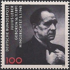 Birth Centenary of Julius Leber (1891-1945)