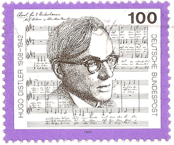 Distler and music-score