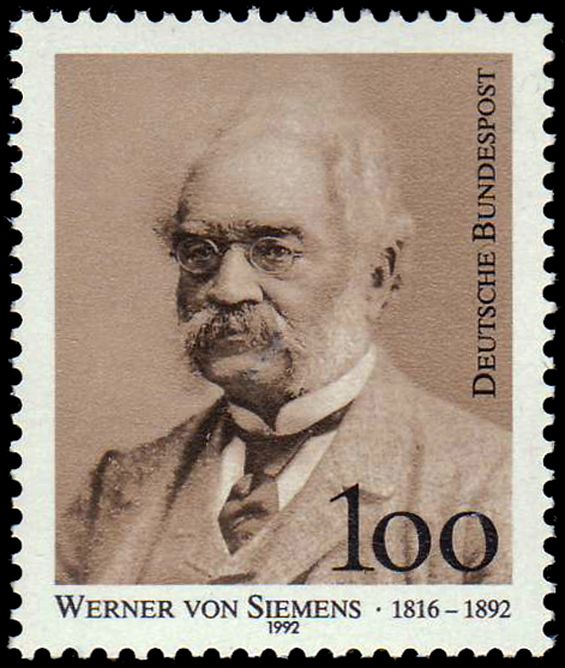 Death Centenary of Werner von Siemens
