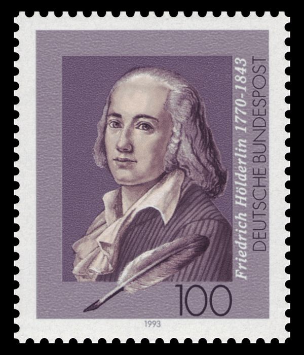 Friedrich Hölderlin by Franz Karl Hiemer(1792)