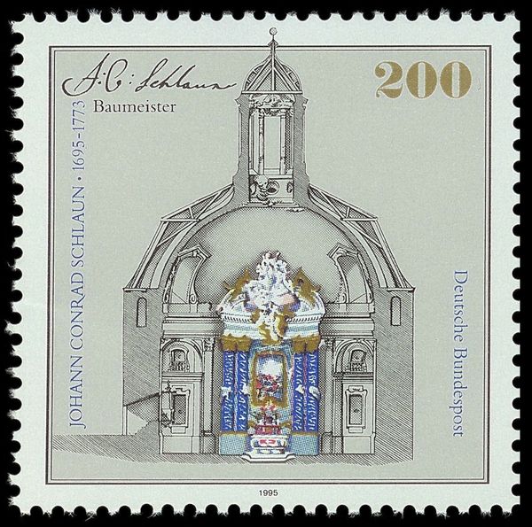 300th Birth Anniv. of Johann Conrad Schlaun (1695-1773)