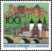 Heidelberg Castle and Old Bridge at the city gate