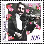 Paul Lincke playing violin