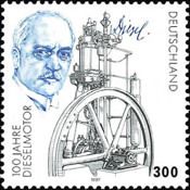 Rudolf Diesel and first oil engine