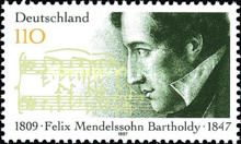 150th Death Ann. of Felix Mendelssohn-Bartholdy (1809-1847)