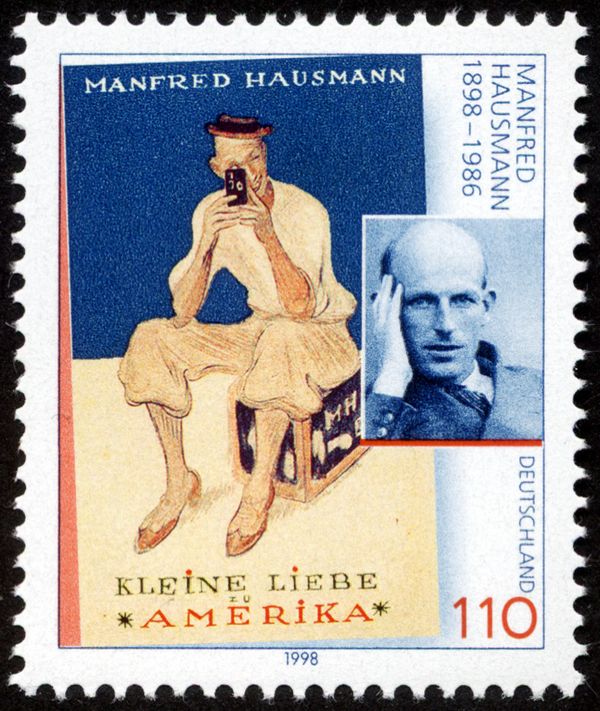 Manfred Hausmann and book cover