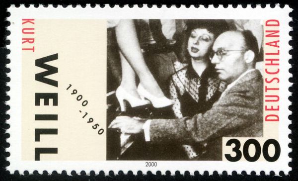 Kurt Weill playing piano