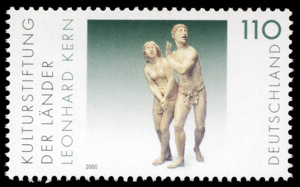 'Expulsion from Paradise', Sculpture by Leonhard Kern