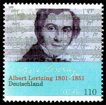 Albert Lortzing and signature