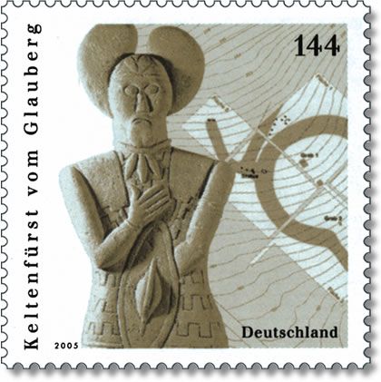 Celtic prince of Glauberg (stone statue, 5th century BC)