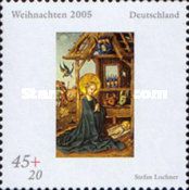 Adoration of the Child Jesus by Stefan Lochner