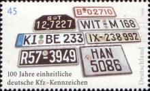 100 Years unification in car plates