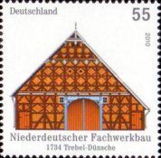 Lower German half-timbered building in Trebel-Dünsche