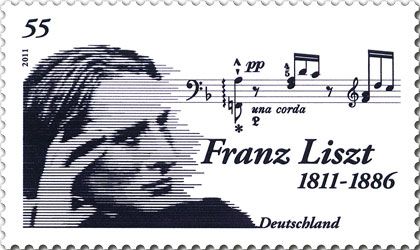 Composer Franz Liszt (1811-1886)