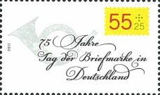 75 years day of the stamp in Germany