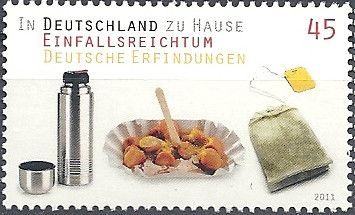 Thermos bottle (1903), Curry Wurst (1948), Tea Bag (1949)