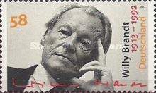 Birth Centenary of Willy Brandt (1913-1992)