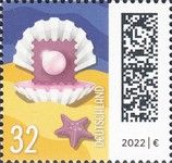 Letter as Pearl Inside Seashell