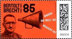 Bertolt Brecht, 125th Birth Anniversary
