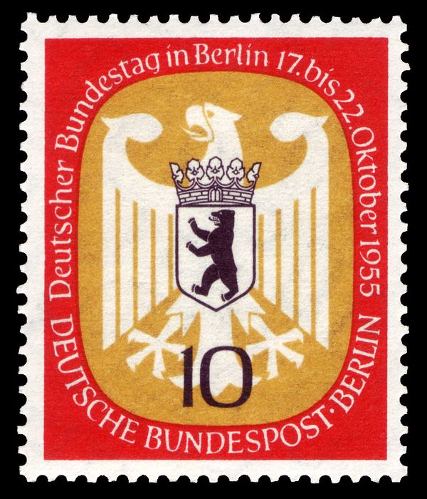 Coat of arms of Berlin on Federal Eagle