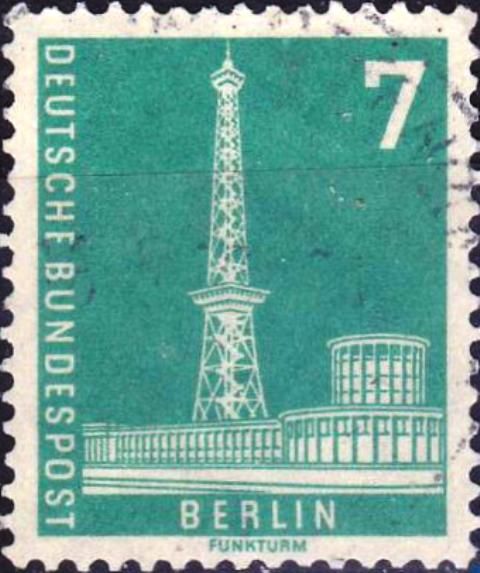 Radio tower and exhibition halls