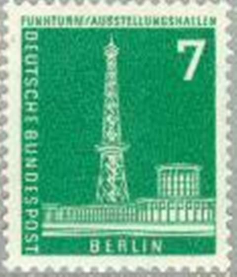 Radio tower and exhibition halls