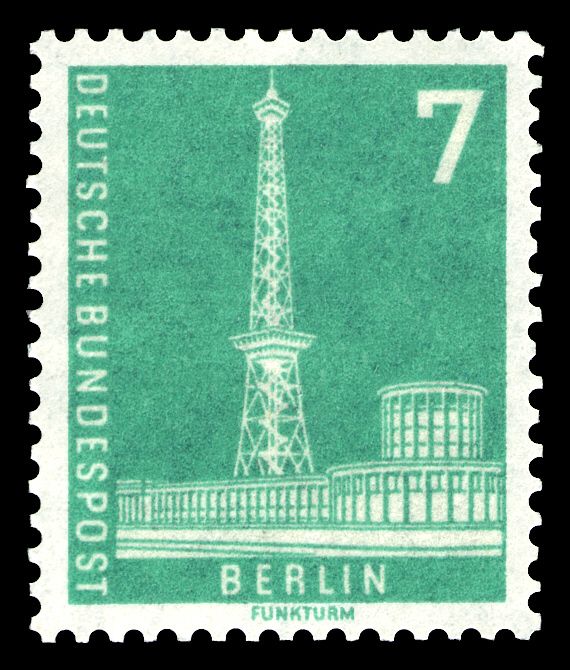 Radio tower and exhibition halls