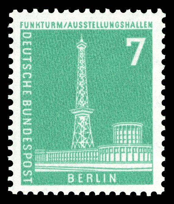 Radio tower and exhibitions halls