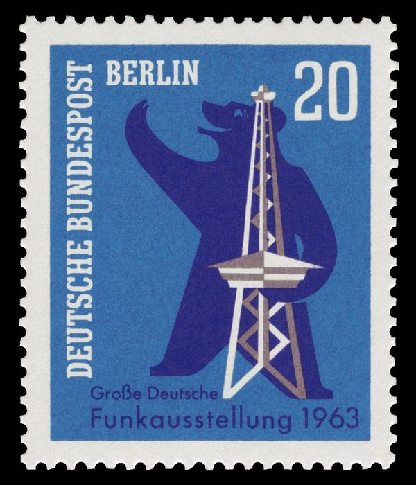 Berlin bear, radio tower