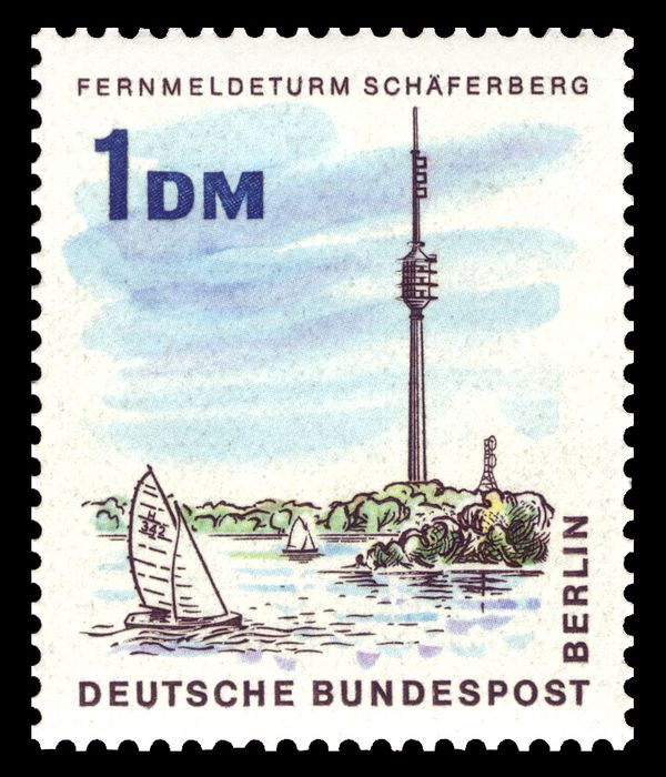 Telecommunications tower on Schäferberg, Berlin-Wannsee