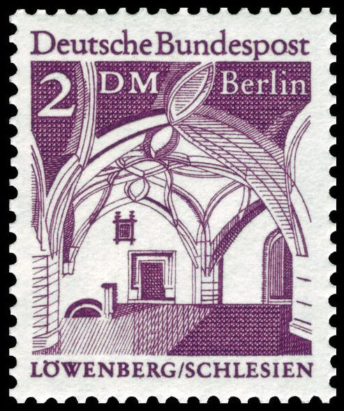 Citizens Hall of the Town Hall Löwenberg (Silesia)