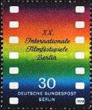Filmstrip in the colors of the spectrum