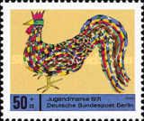 Cock, drawing by a 13 years old boy