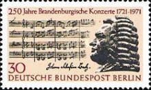 Johann Sebastian Bach (1685-1750), Bars of the 2nd Brandenbu