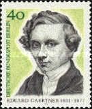 Eduard Gaertner, artist (self-portrait)