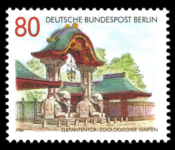 Elephant gate, Berlin Zoo