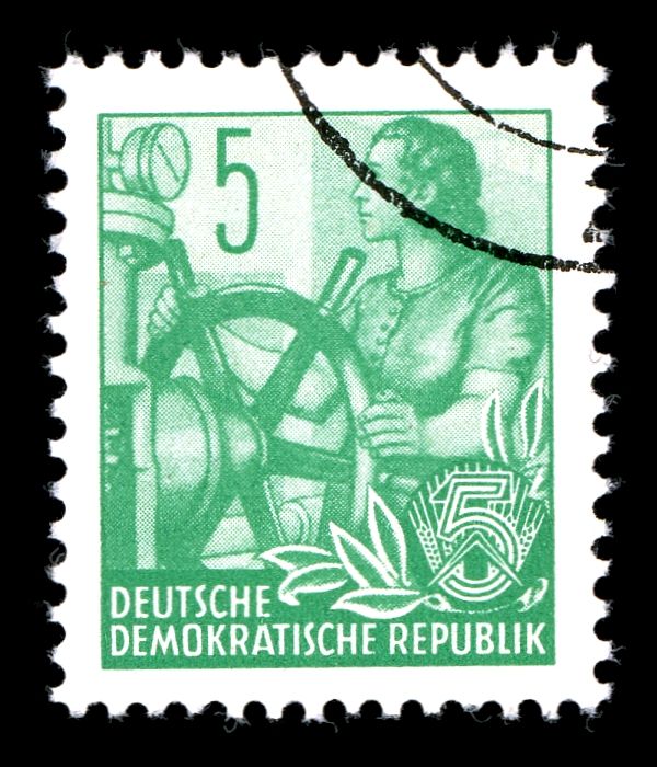 Woman Turning Wheel
