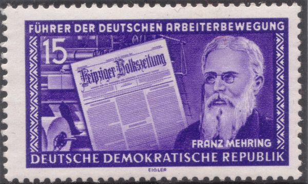 Franz Mehring (1846-1919) Politician and Writer