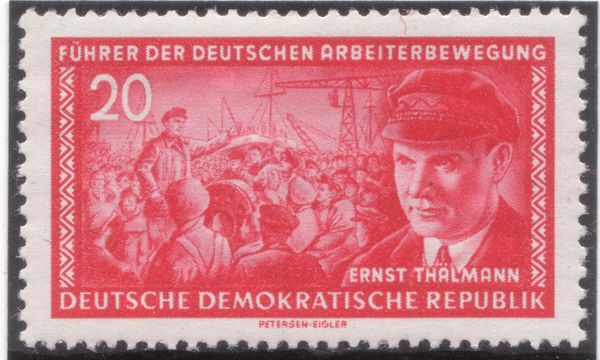 Ernst Thälmann (1886-1944) Politician