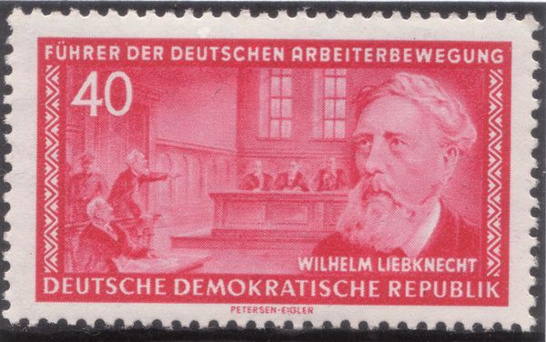 Liebknecht, Wilhelm (1826-1900) Politician